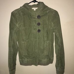 Corduroy bomber jacket